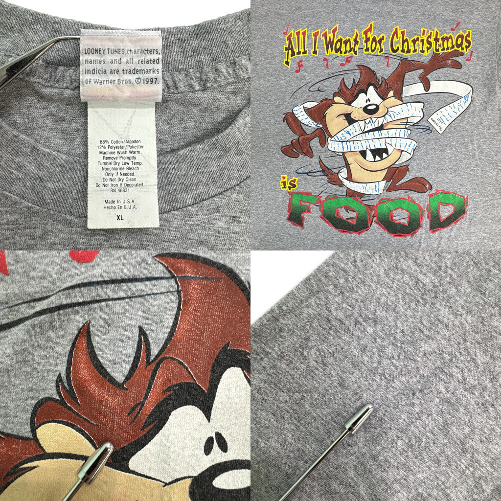 90s LOONEY TUNES Character Long Sleeve T-Shirt