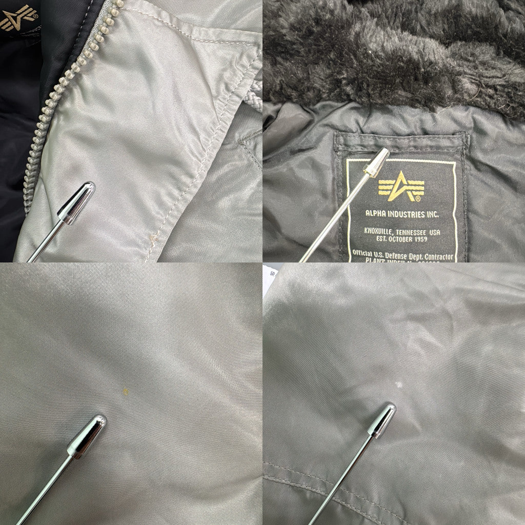 ALPHA INDUSTRIES N-3B Flight Jacket Military Jacket