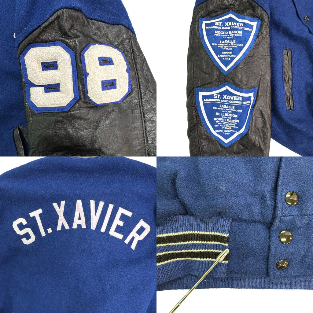 90s HOLLOWAY Varsity Stadium Jacket