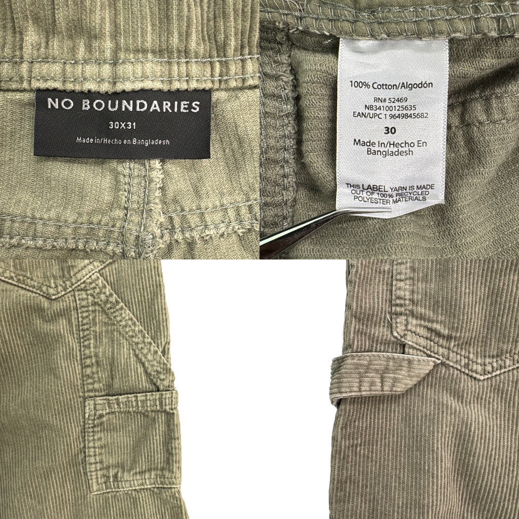 no boundaries Double Knee Corduroy Pants