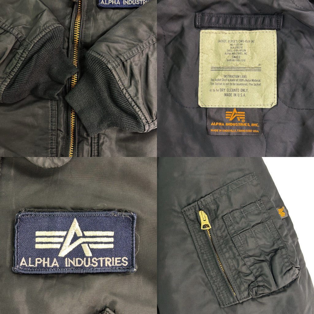 80s ALPHA INDUSTRIES CWU-45/P Flight Jacket Military Jacket