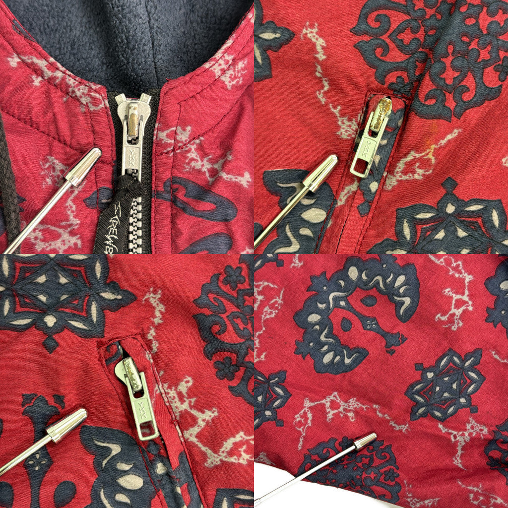 SCREWBALL ナイロンジャケット レッド メンズ M 中古 古着 Y9151