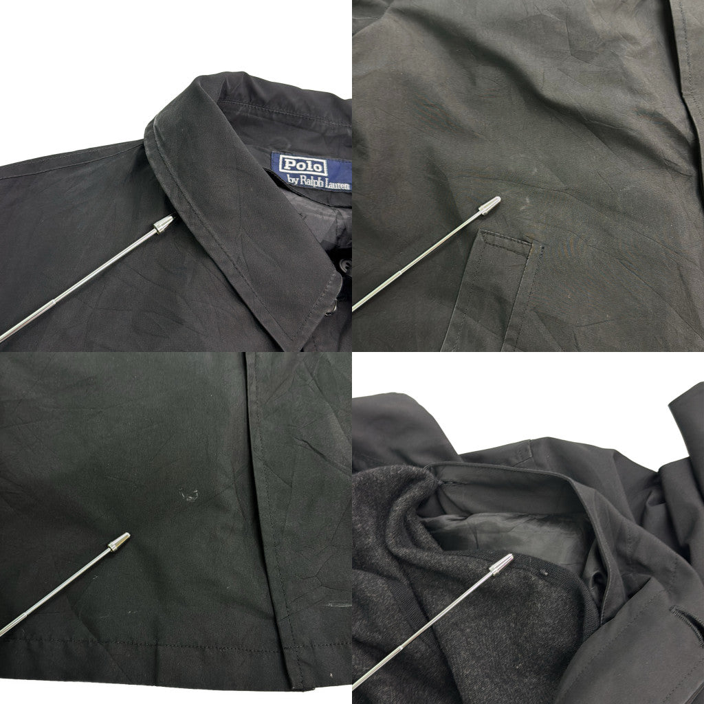 90s Polo by Ralph Lauren Balmacaan Soutien Collar Coat
