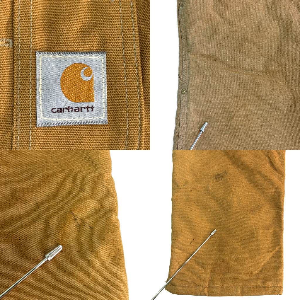 90s Carhartt Duck Double Knee Bib Overall Duck Coverall