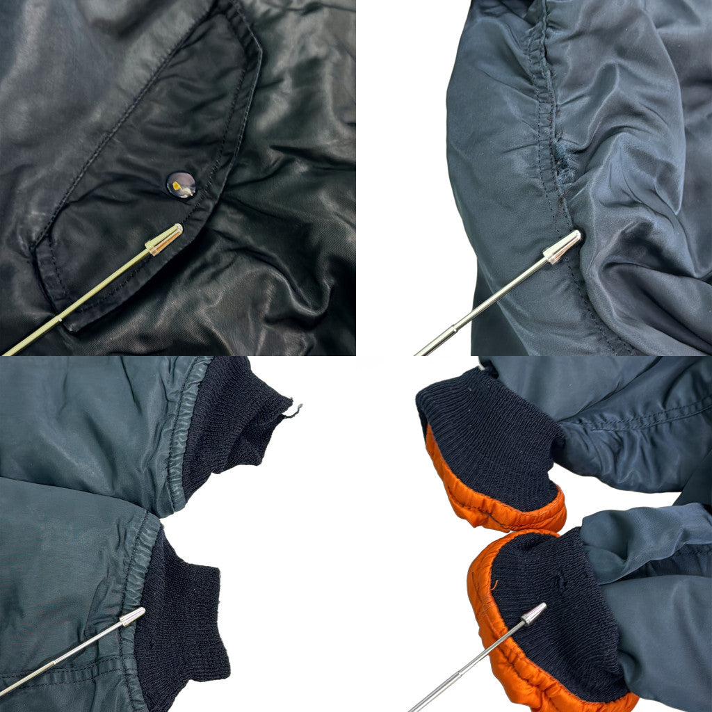 80s ALPHA INDUSTRIES MA-1 Flight Jacket Military Jacket
