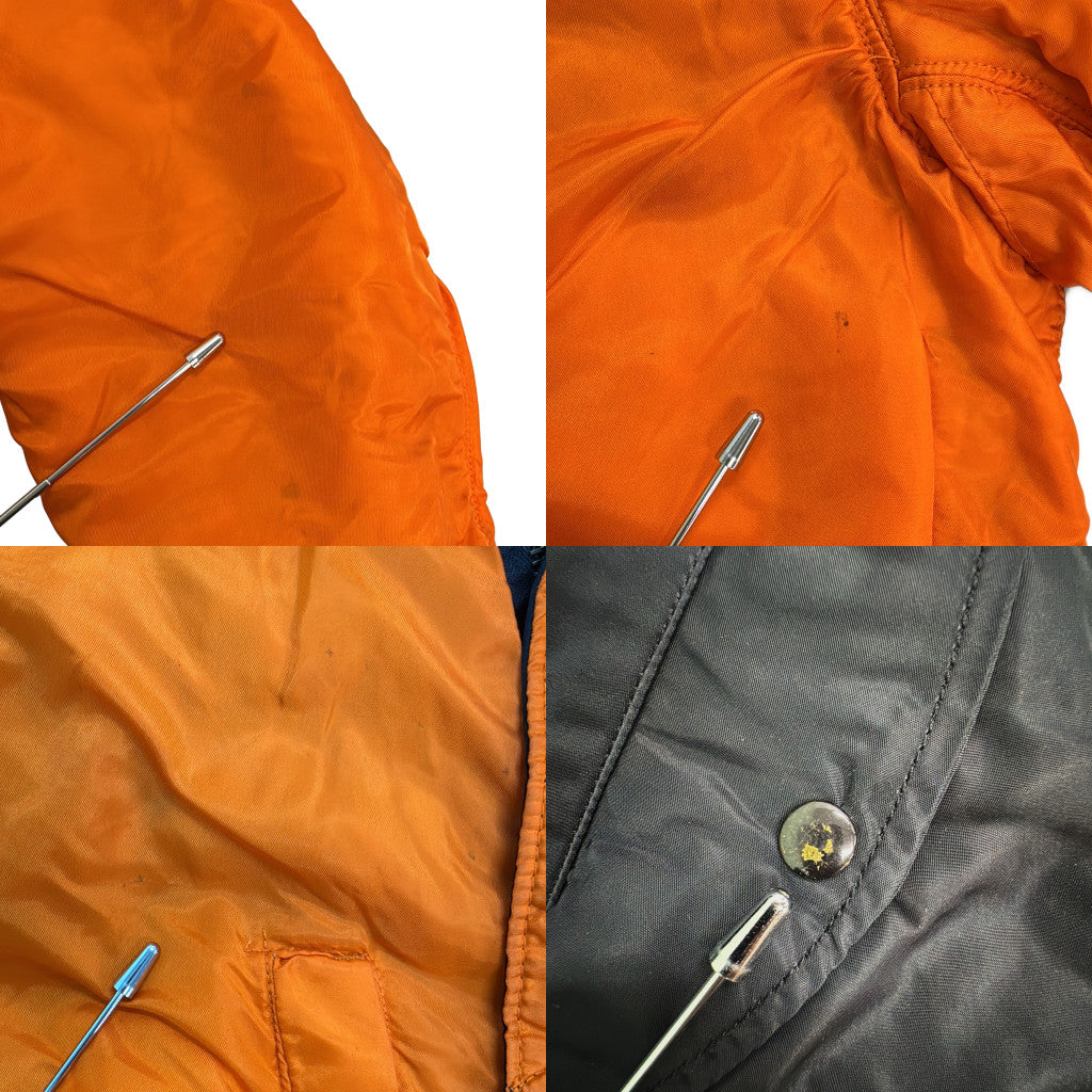 80s ALPHA INDUSTRIES MA-1 Flight Jacket Military Jacket