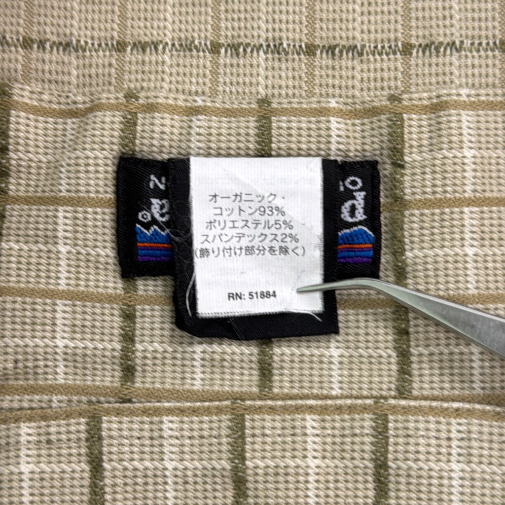 00s patagonia Organic Cotton Check Shirt