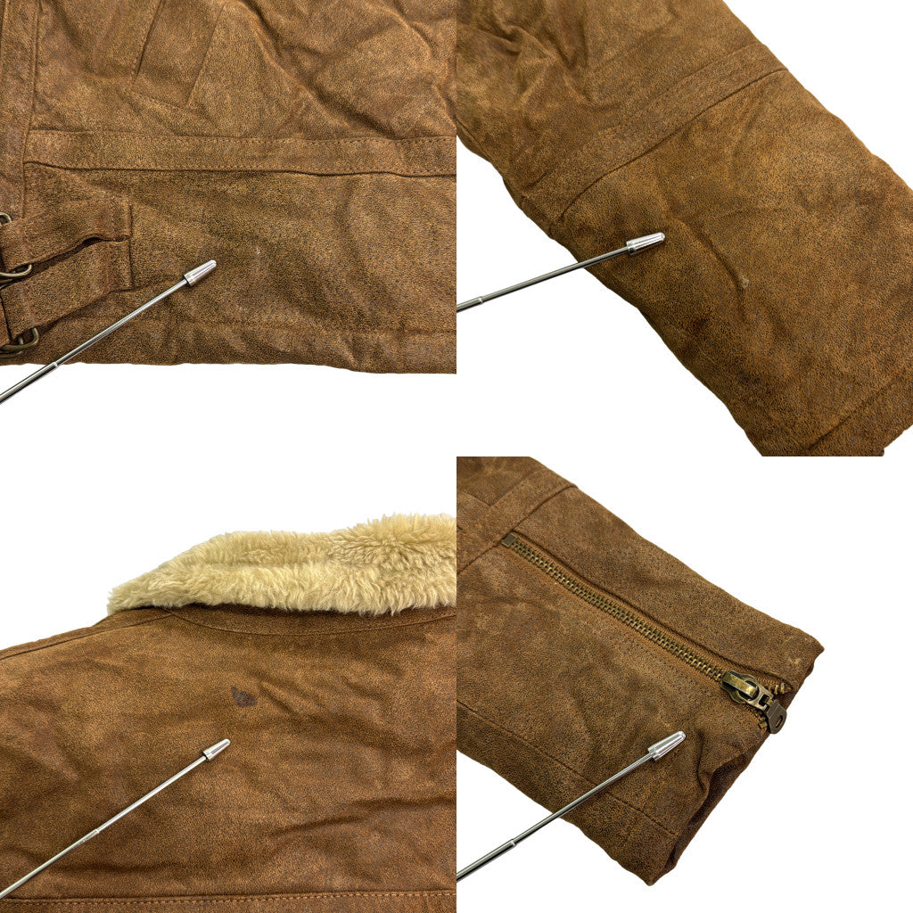 AMERI MODE Shearling Leather Jacket
