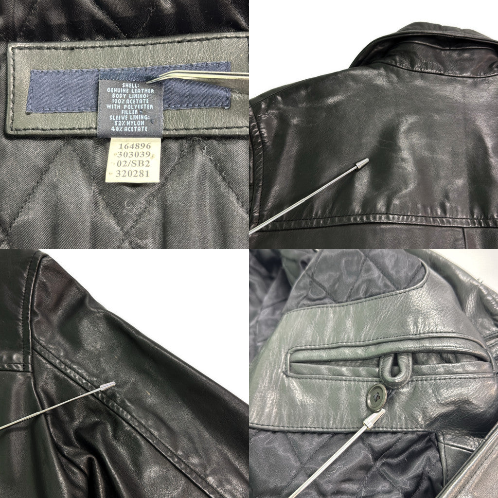 00s GAP Leather Car Coat