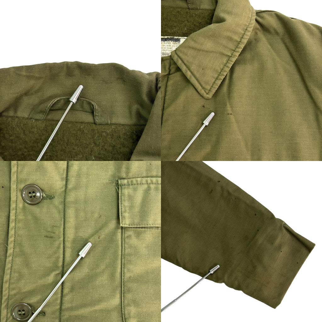 80s U.S.NAVY A-2 Deck Jacket Military Jacket