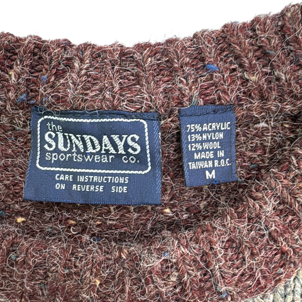 90s the SUNDAYS sportswear CO. Crewneck Sweater