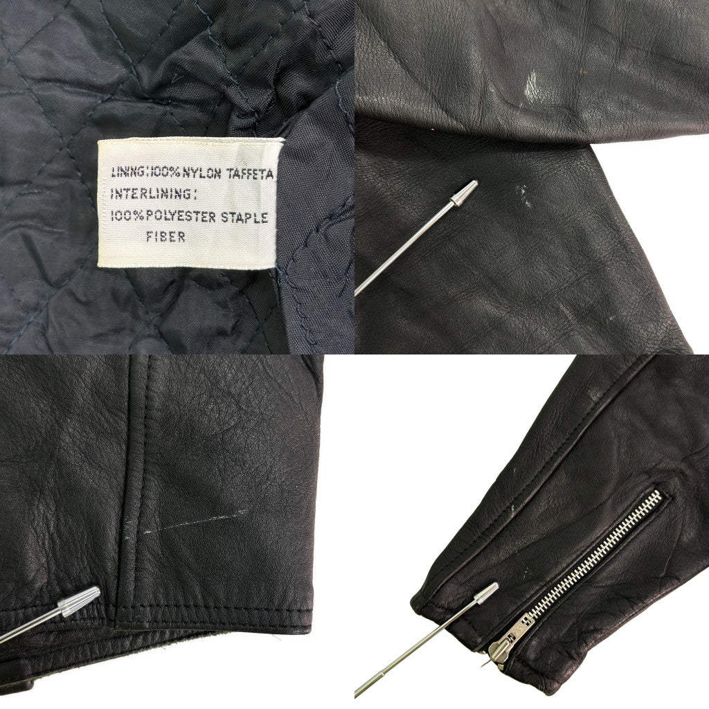80s HARLEY DAVIDSON Double Riders Leather Jacket