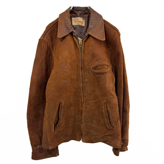 40s Knopf Sportswear Leather Jacket