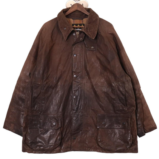 90s Barbour BEAUFORT Leather Jacket