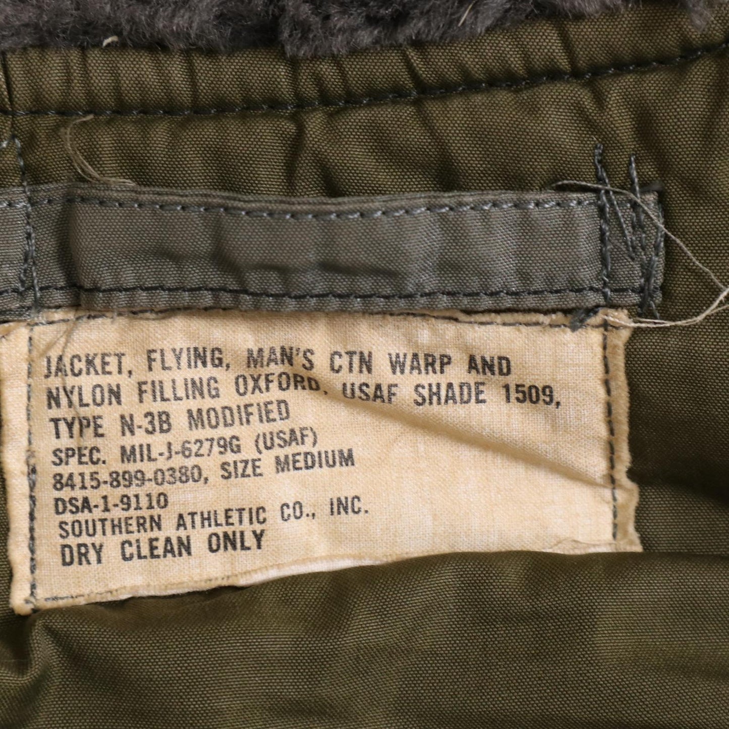60s U.S.AIRFORCE N-3B Flight Jacket Military Jacket