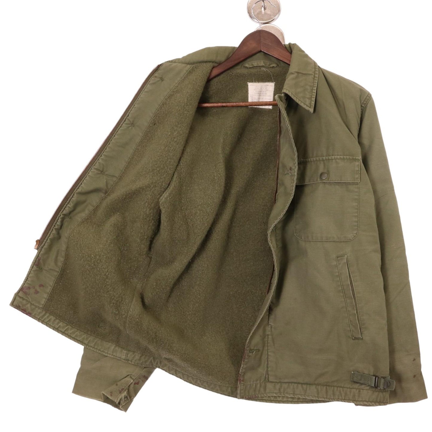 70s U.S. NAVY A-2 Deck Military Jacket