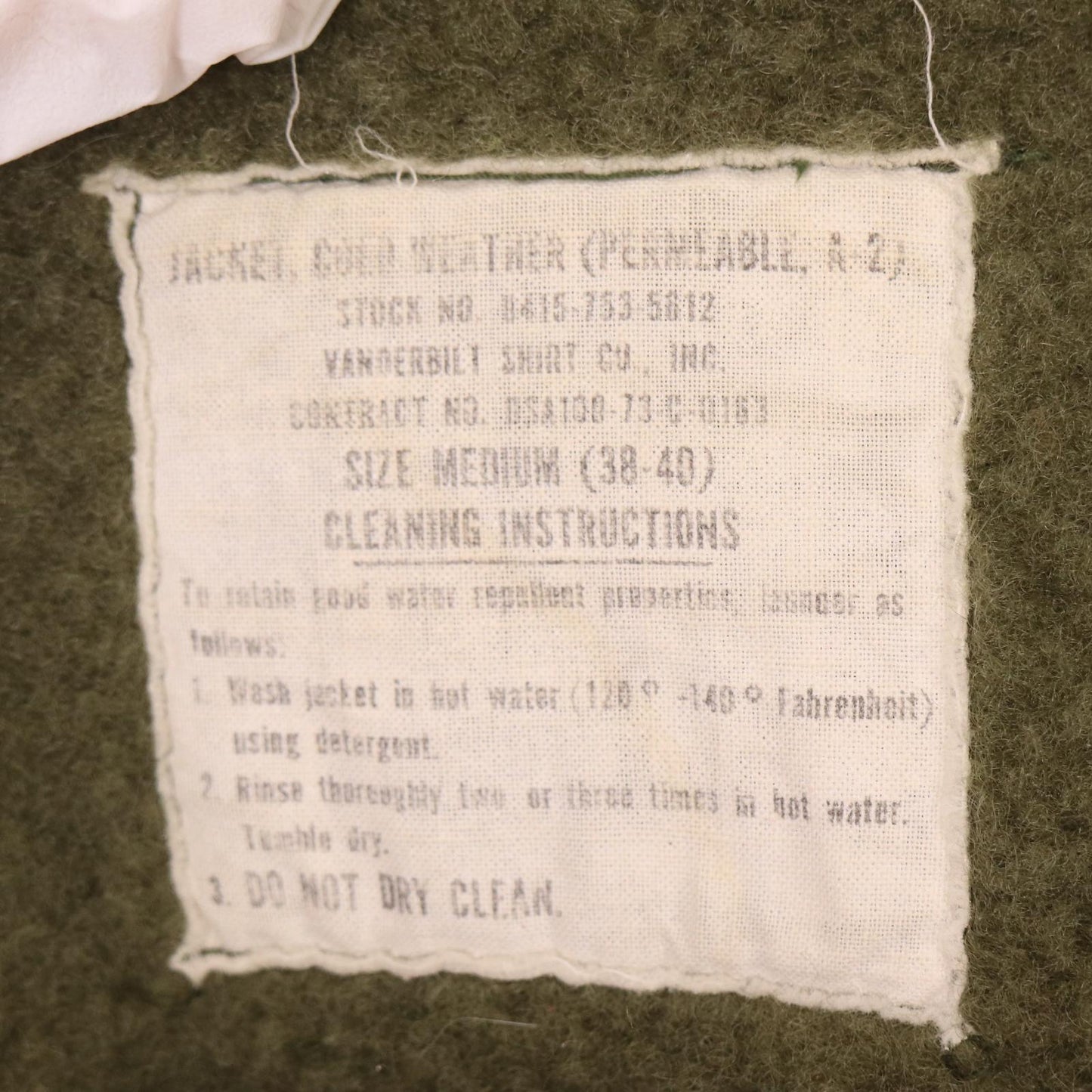 70s U.S. NAVY A-2 Deck Military Jacket