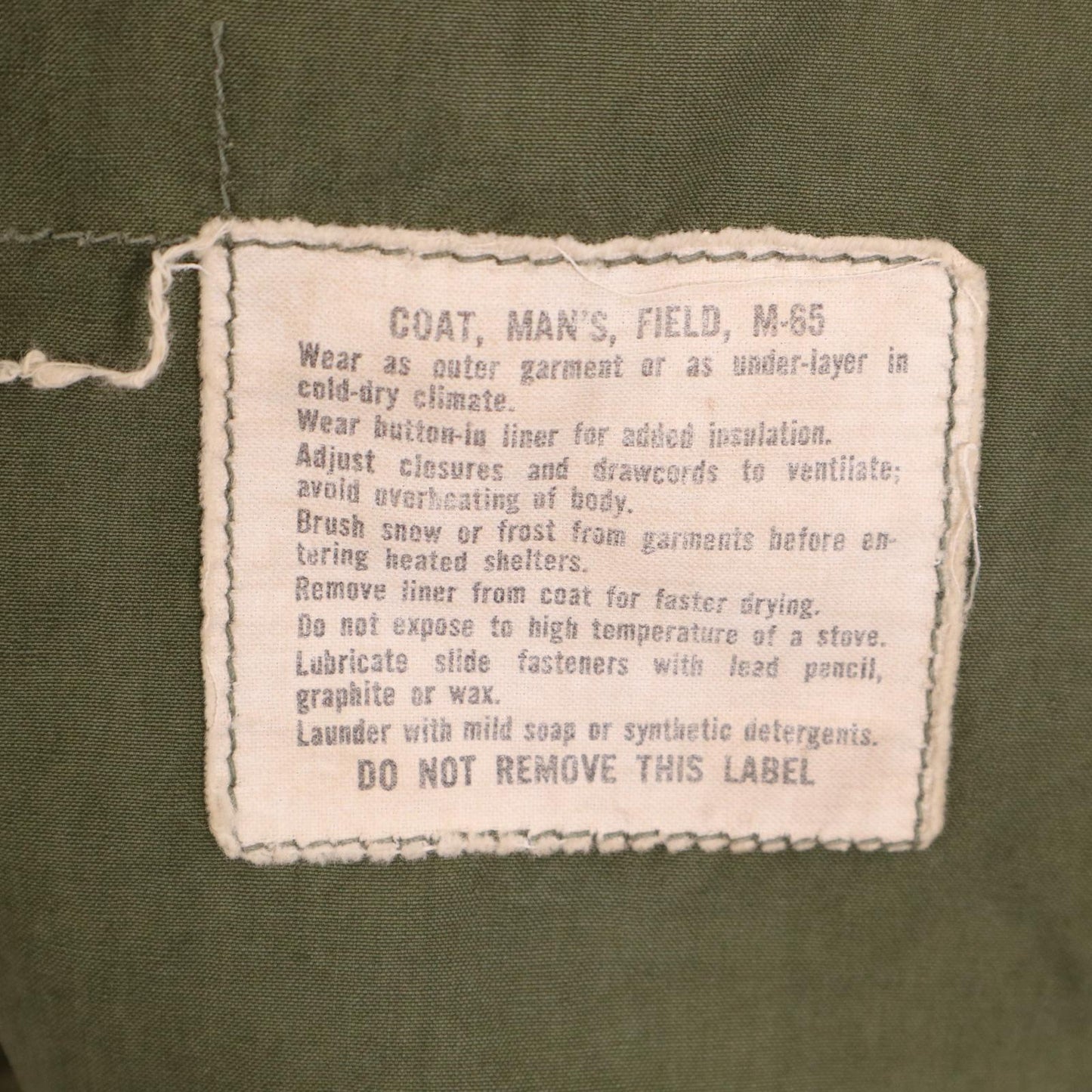 70s U.S. ARMY M-65 Field Jacket 2nd Military Jacket