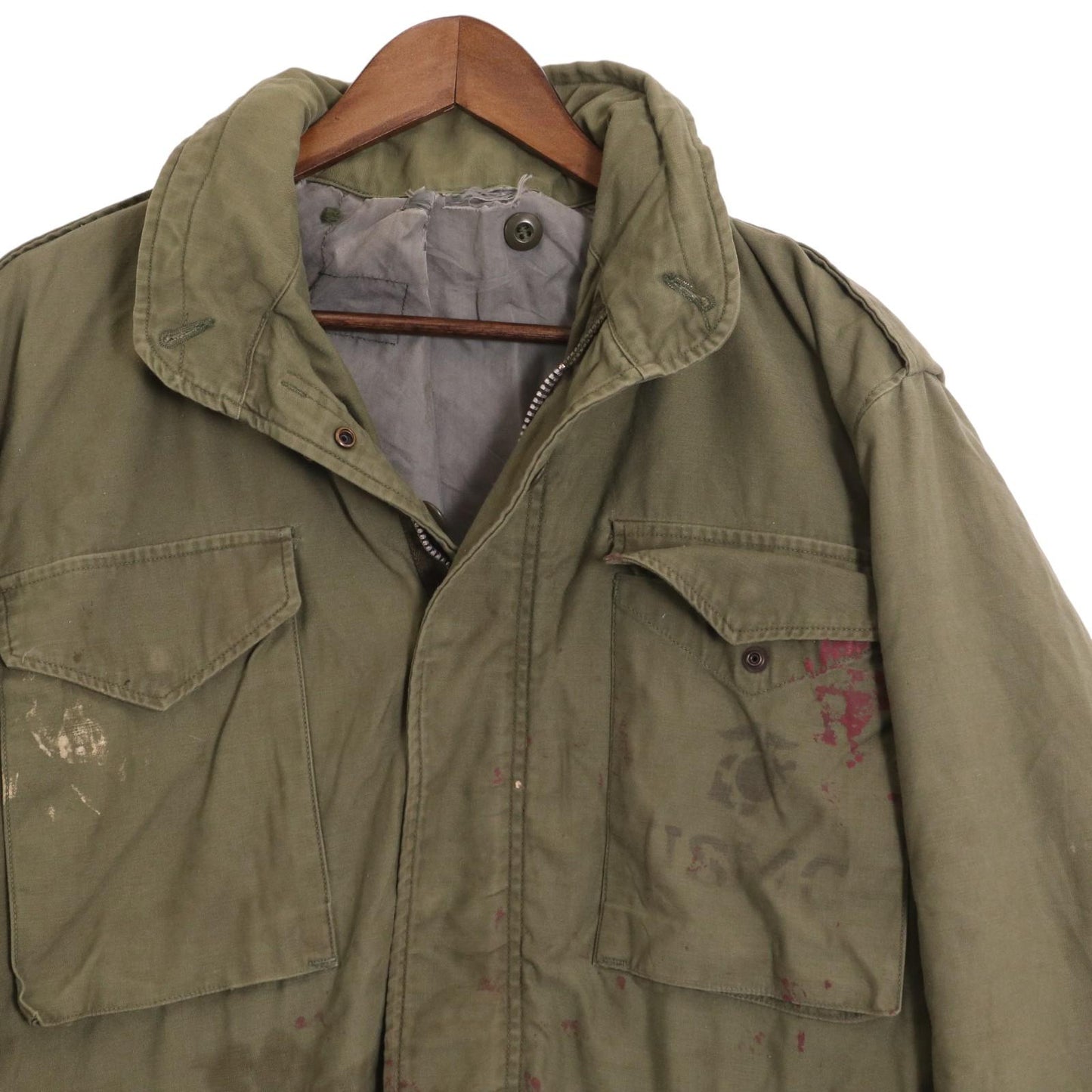 60s U.S. ARMY M-65 Field Jacket 2nd Gray Liner Military Jacket