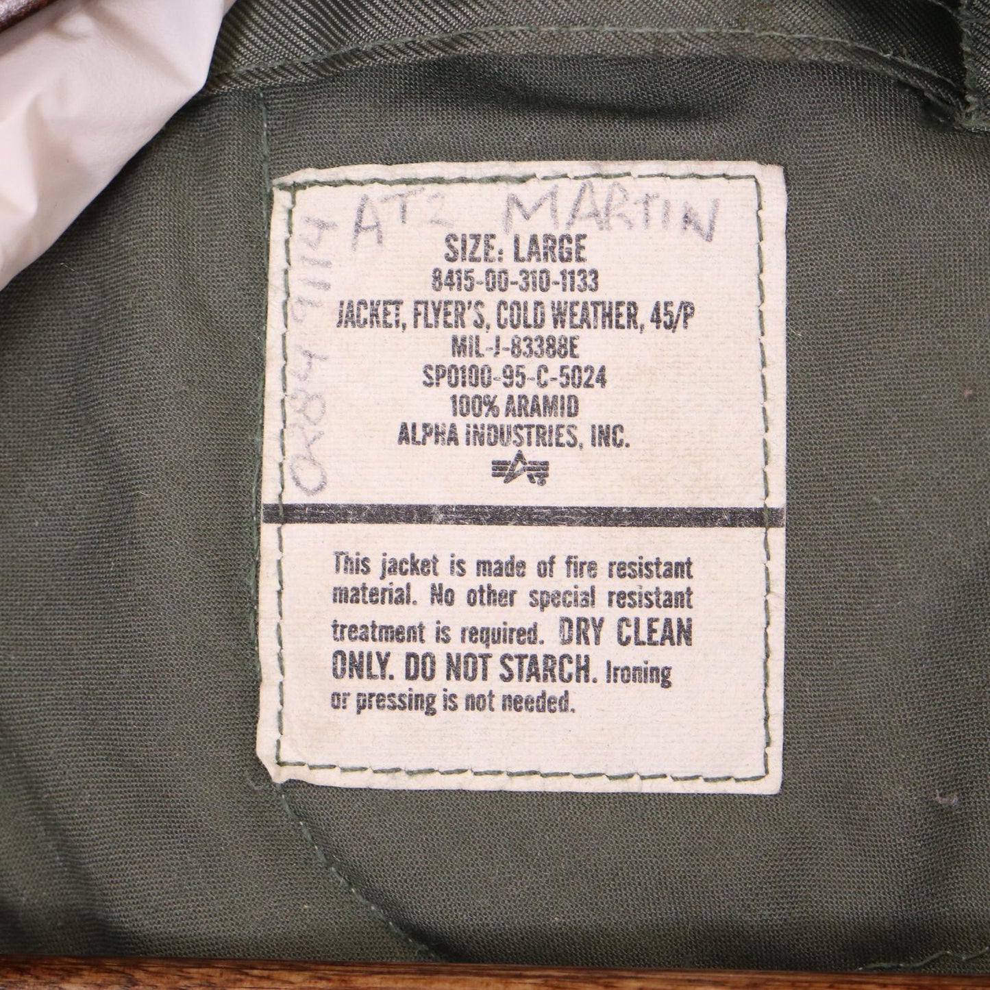 90s U.S.AIRFORCE CWU-45/P Flight Jacket Military Jacket
