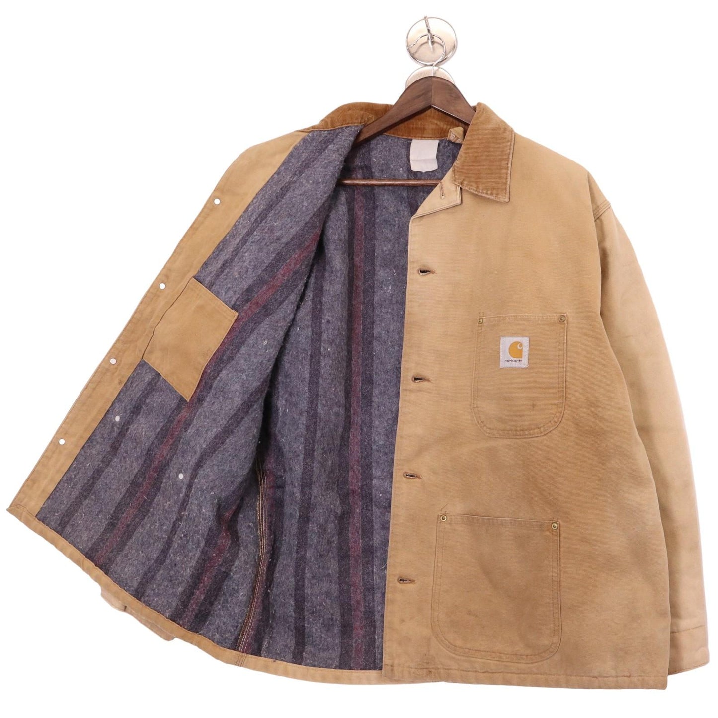 00s Carhartt Michigan Chore Coat Work Jacket