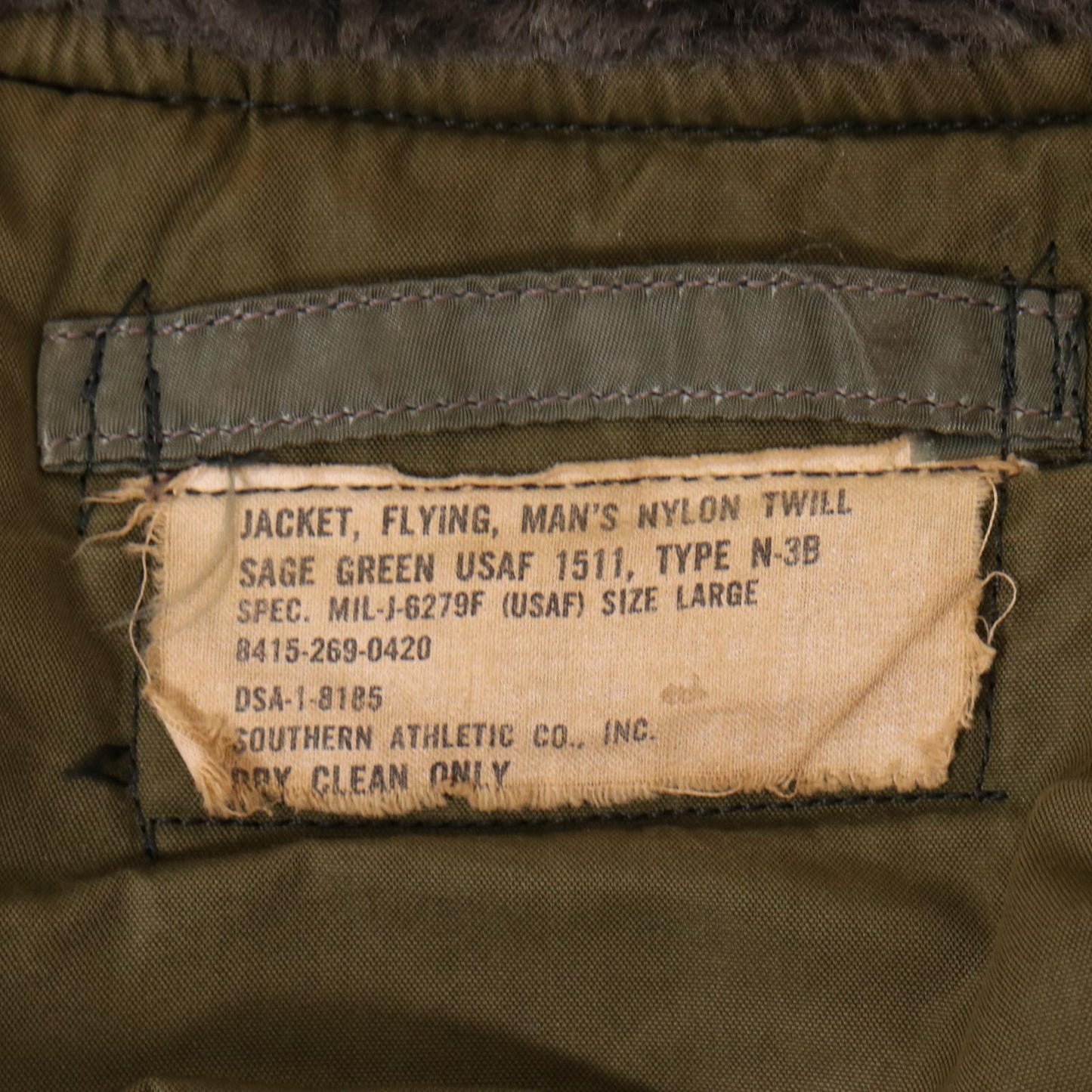 60s U.S.AIRFORCE N-3B Flight Jacket Military Jacket