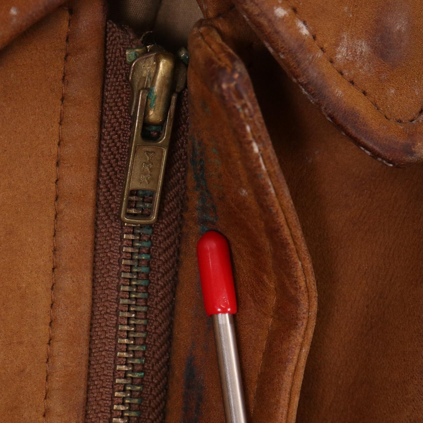 90s POLO COUNTRY A-2 Flight Leather Jacket