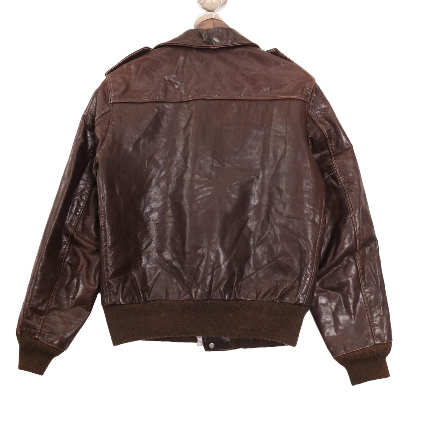 70s Schott A-2 Flight Leather Jacket