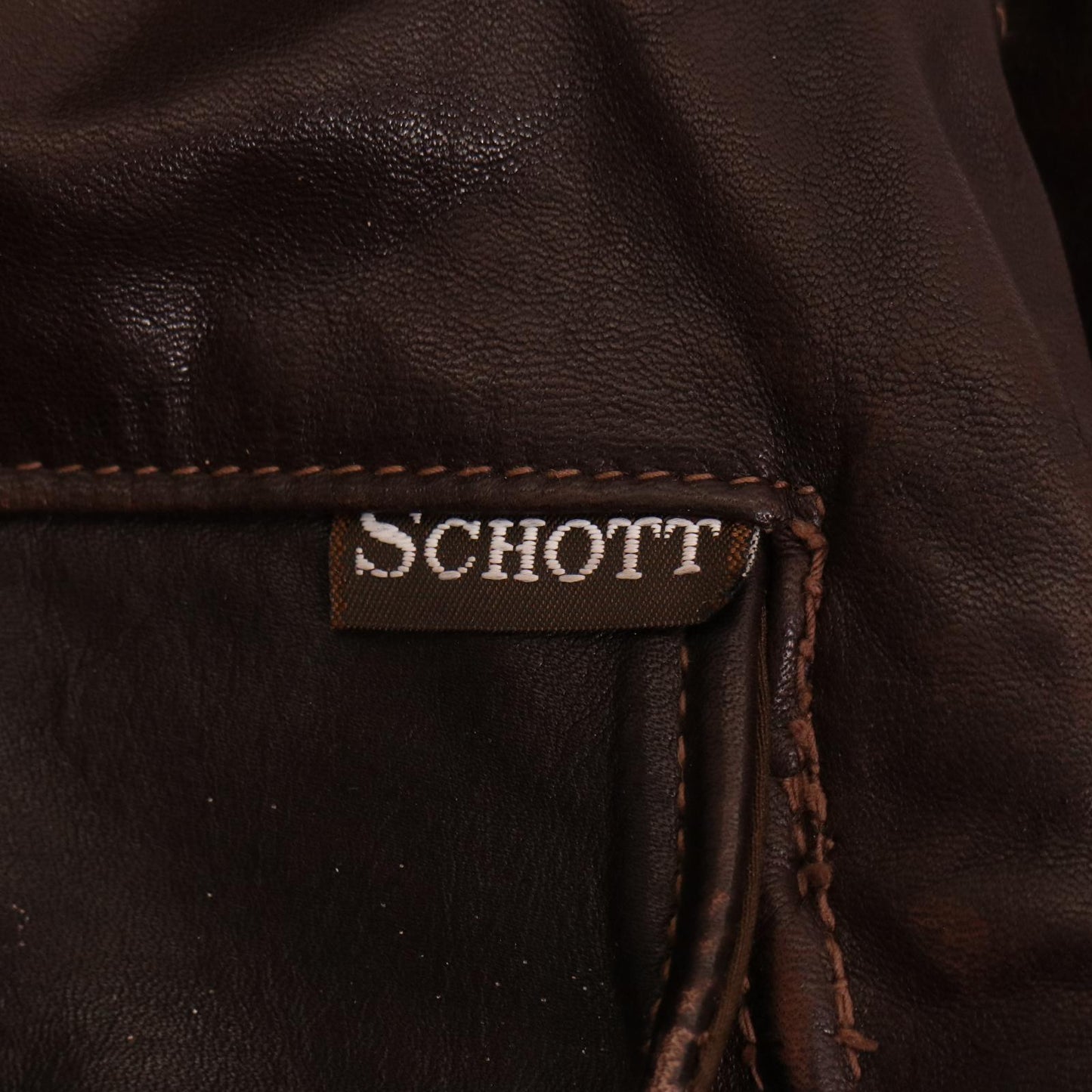 70s Schott A-2 Flight Leather Jacket