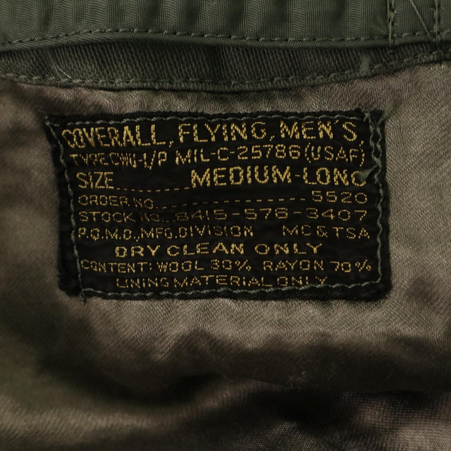 50s U.S.AIRFORCE CWU-1/P Coverall