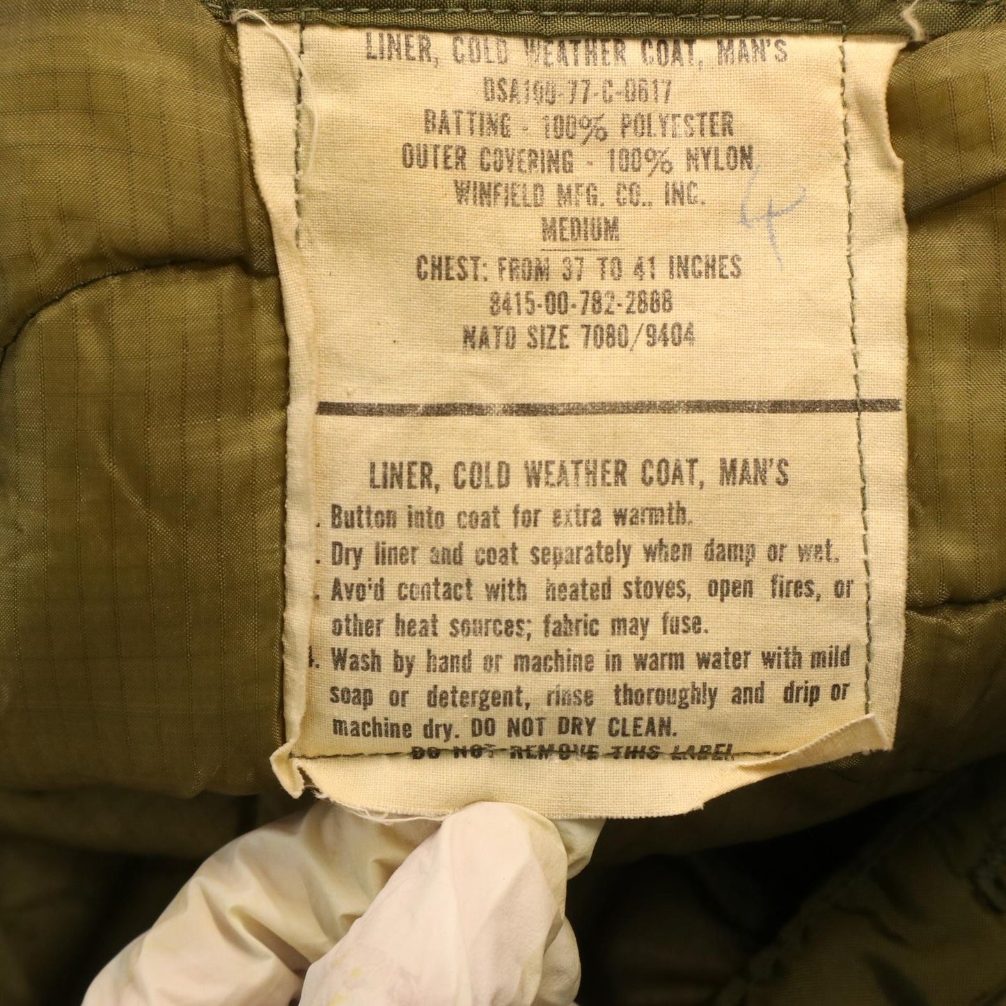 70s U.S. ARMY M-65 Field Jacket 3rd Military Jacket