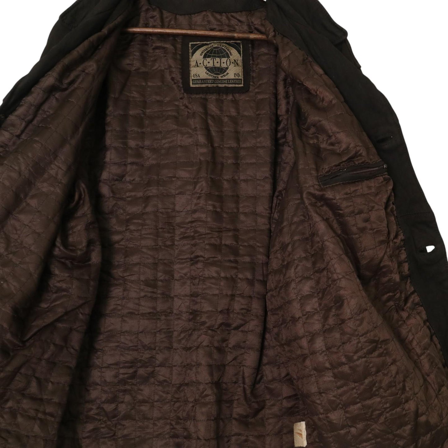 90s ACTION Leather Jacket