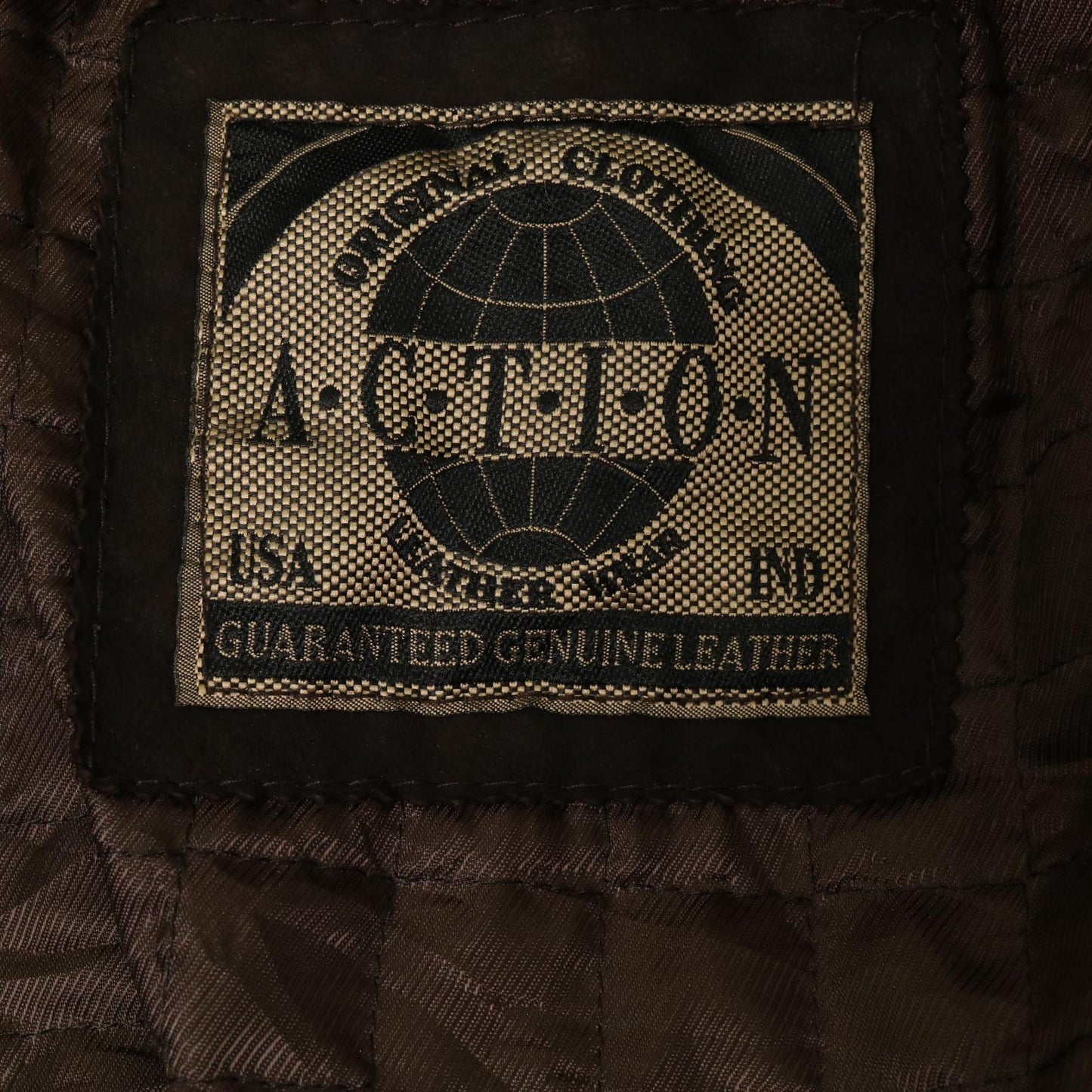 90s ACTION Leather Jacket