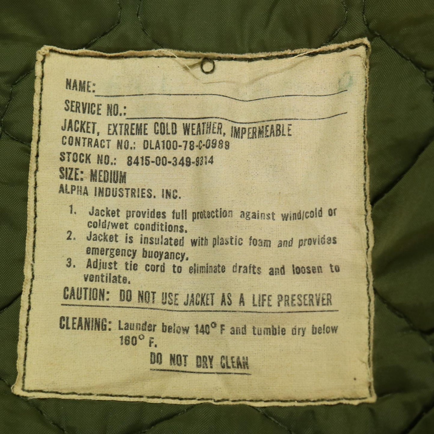 70s U.S. NAVY Military Jacket