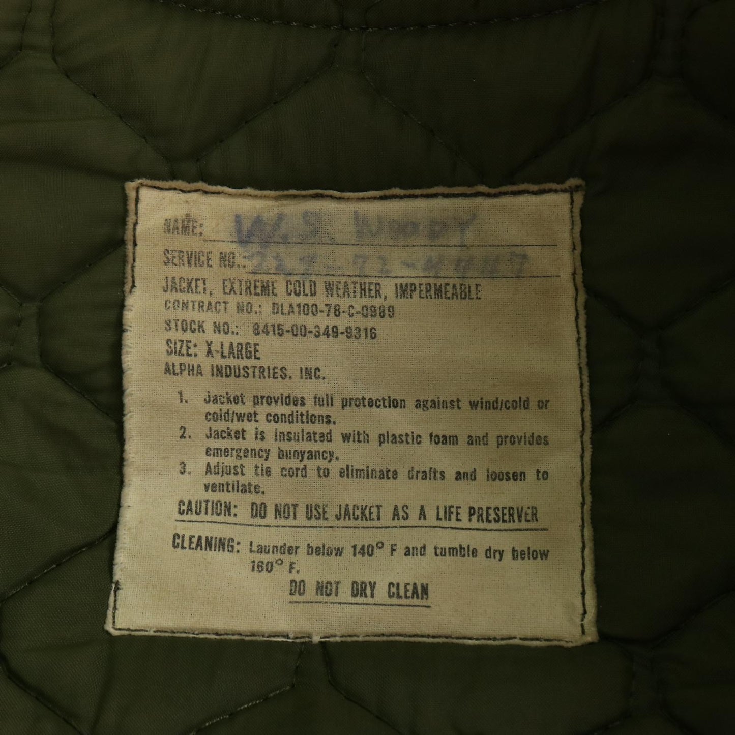 70s U.S. NAVY Military Jacket