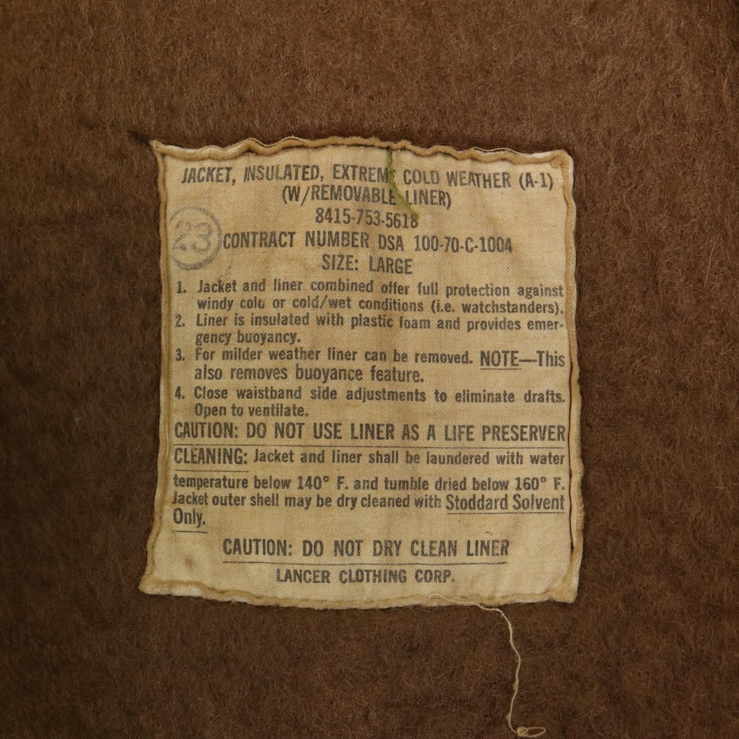 70s U.S. NAVY Military Jacket