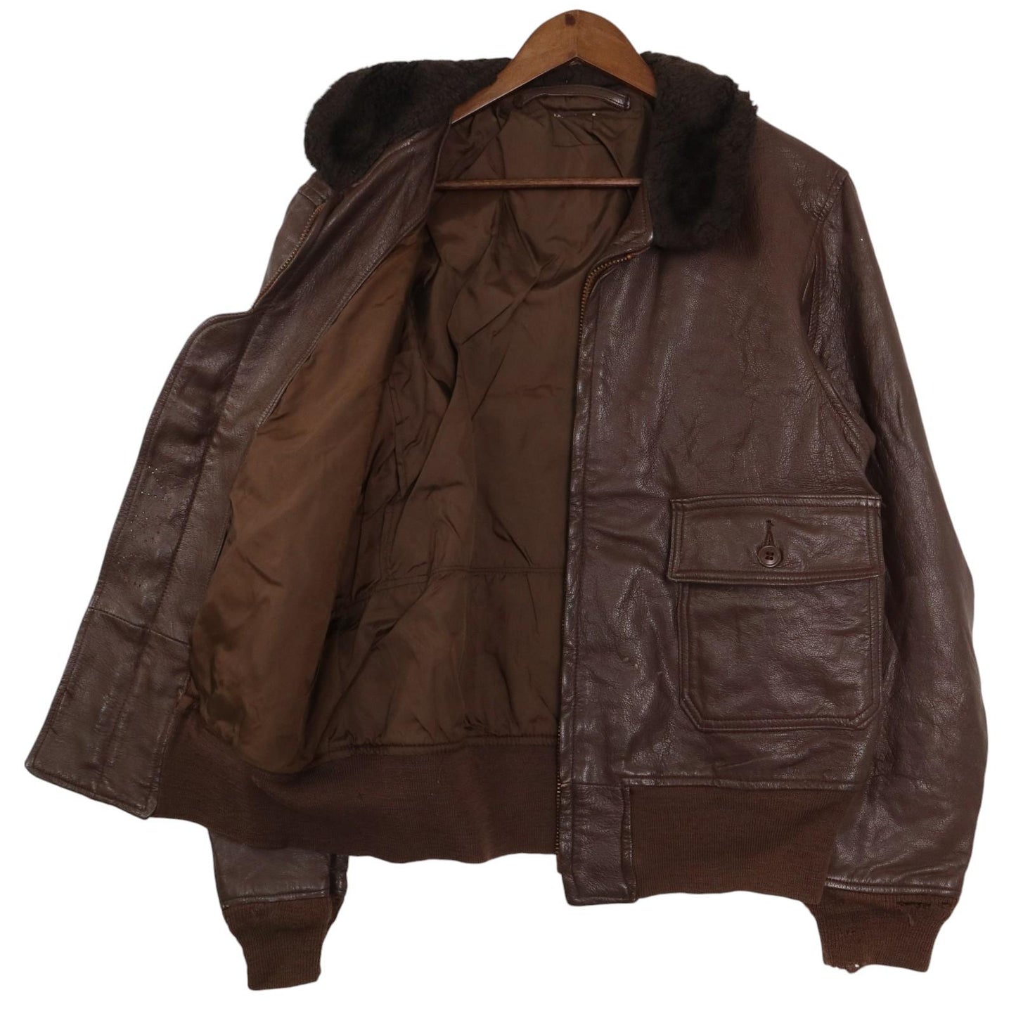 70s U.S. NAVY G-1 Flight Jacket Military Jacket