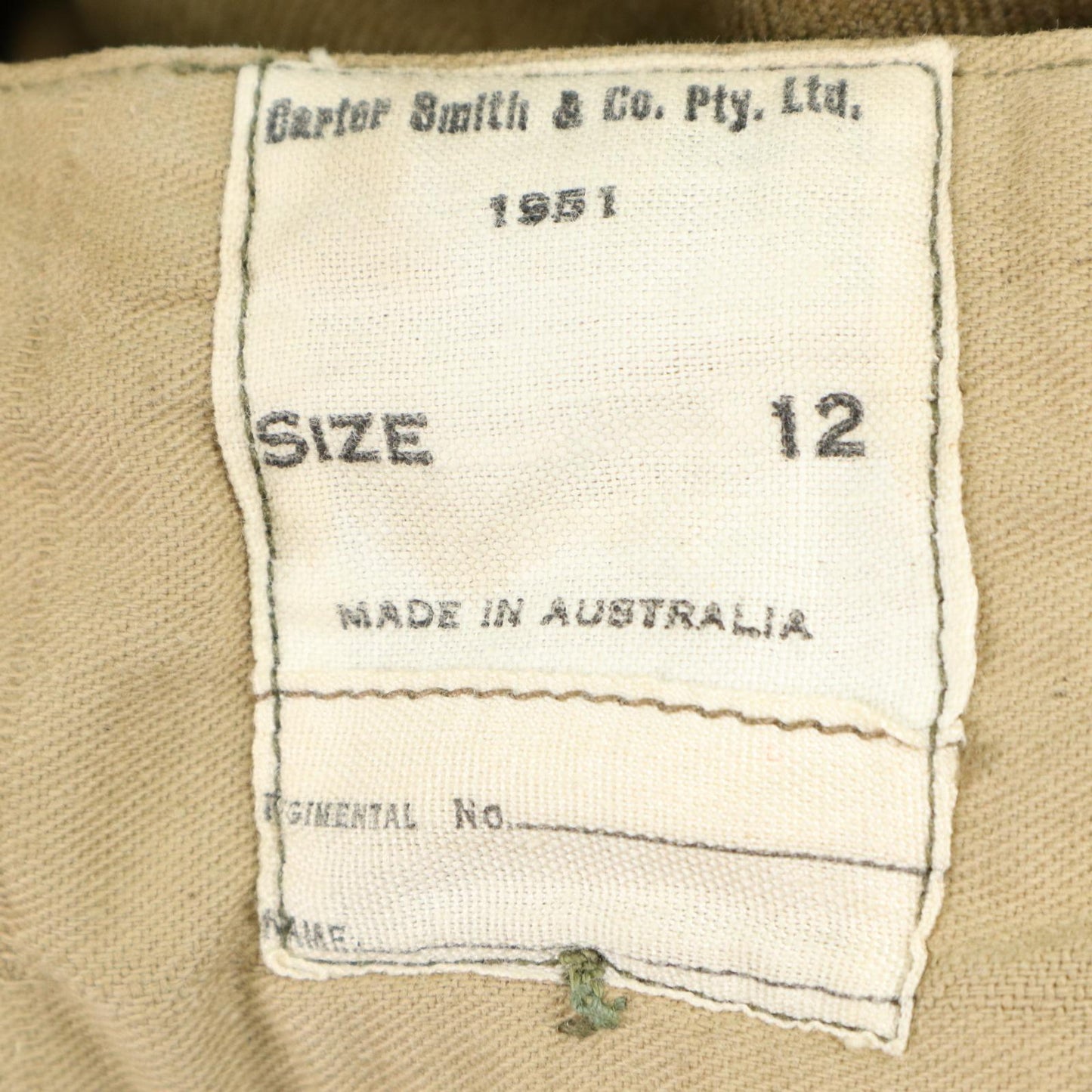 50s オーストラリア軍 Military Pants