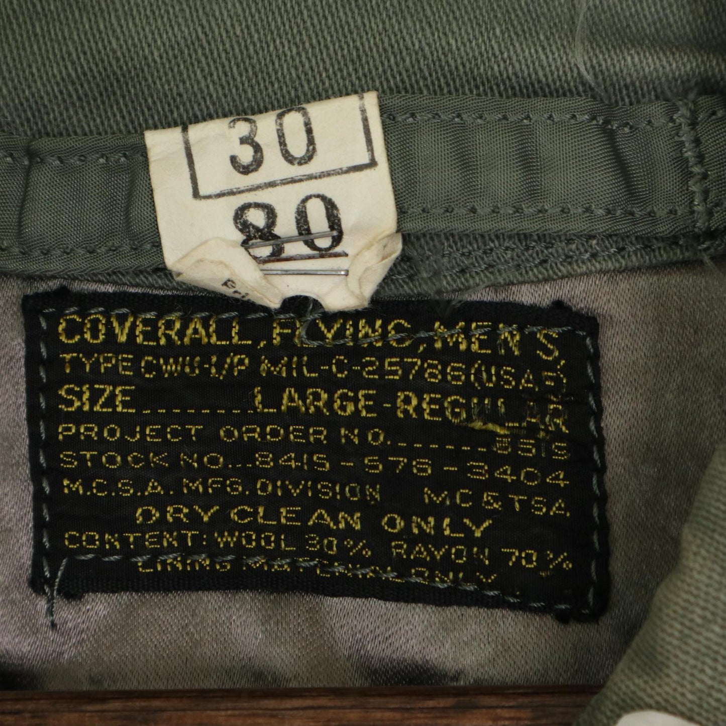 50s U.S.AIRFORCE CWU-1/P Military Coverall
