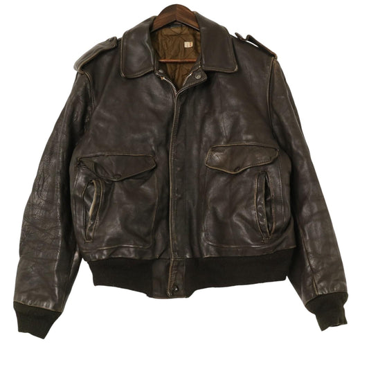 70s A-2 Flight Leather Jacket
