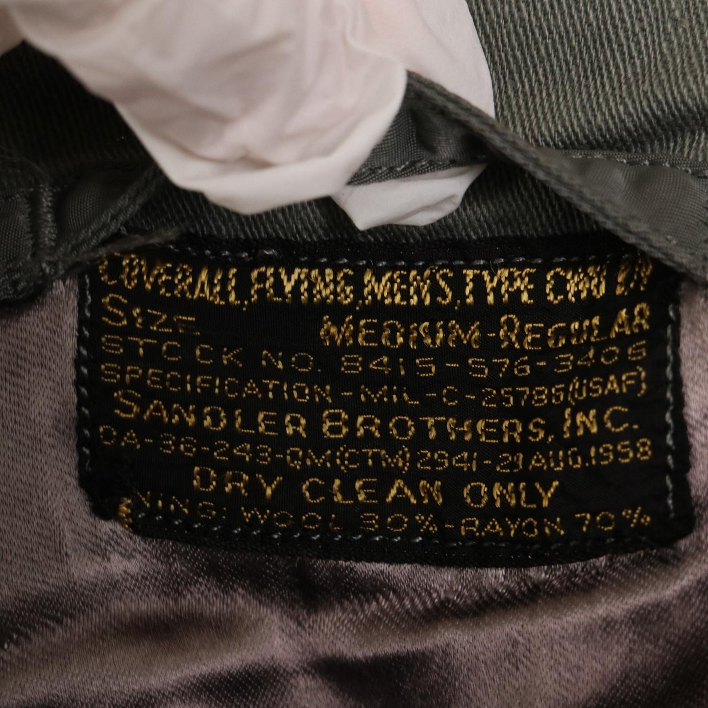 50s U.S.AIRFORCE CWU-1/P Military Coverall