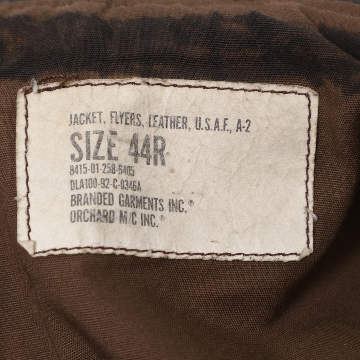 90s U.S.AIRFORCE A-2 Flight Military Jacket