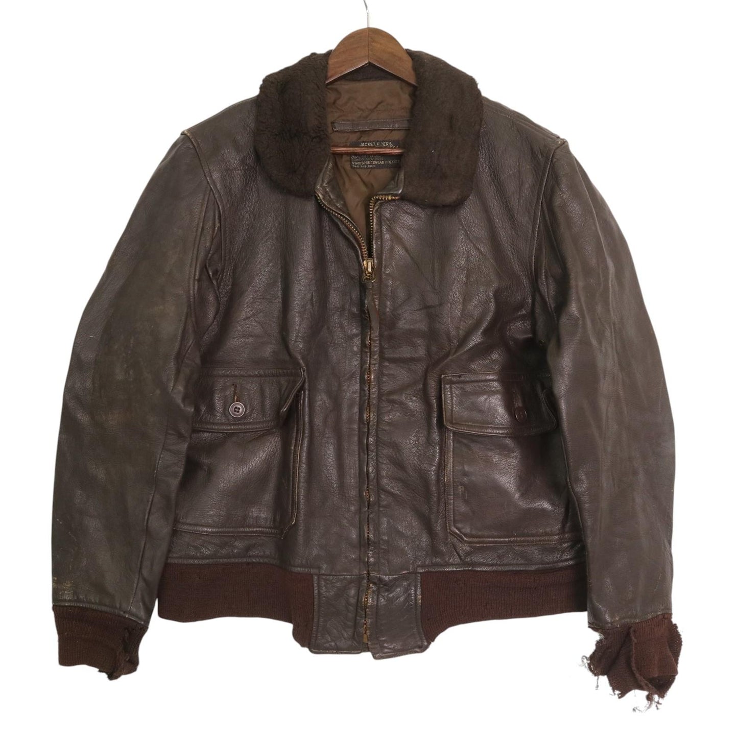 70s U.S. NAVY G-1 Flight Jacket Military Jacket