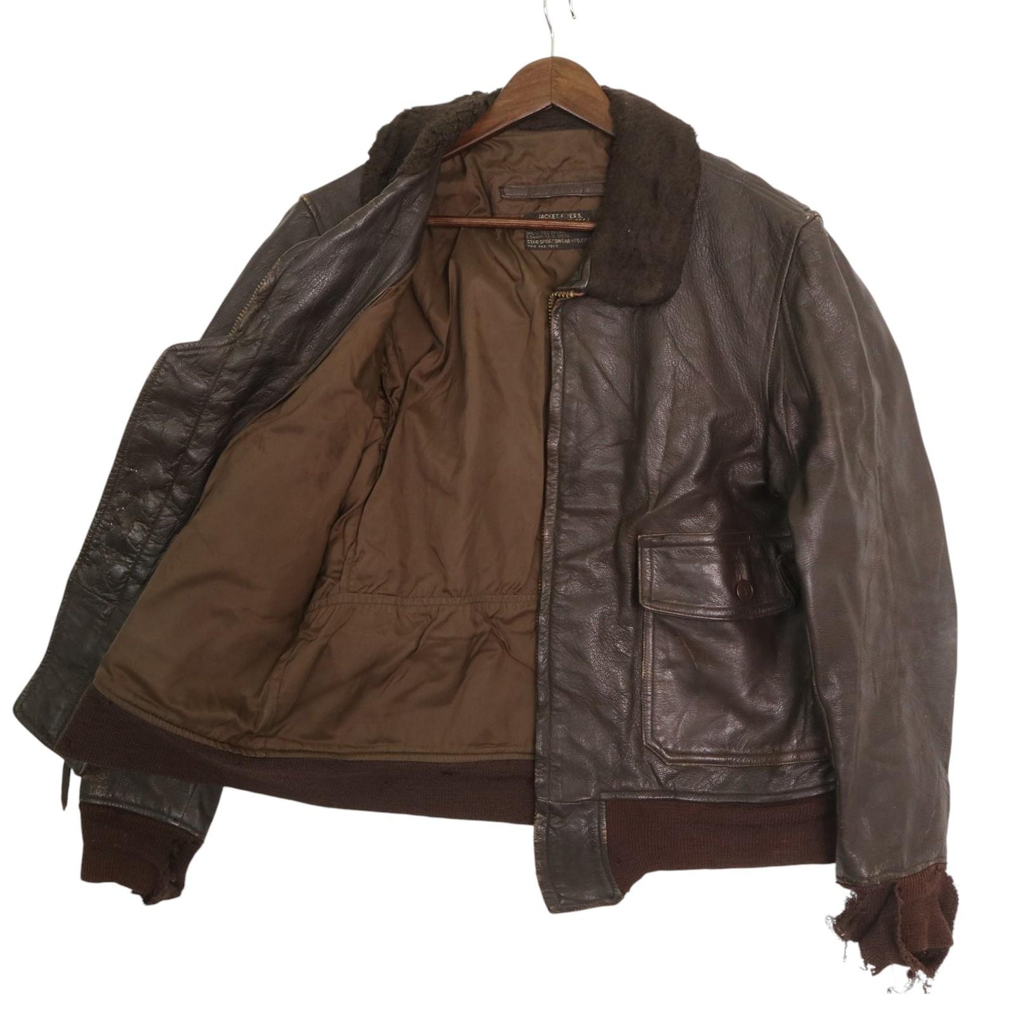 70s U.S. NAVY G-1 Flight Jacket Military Jacket