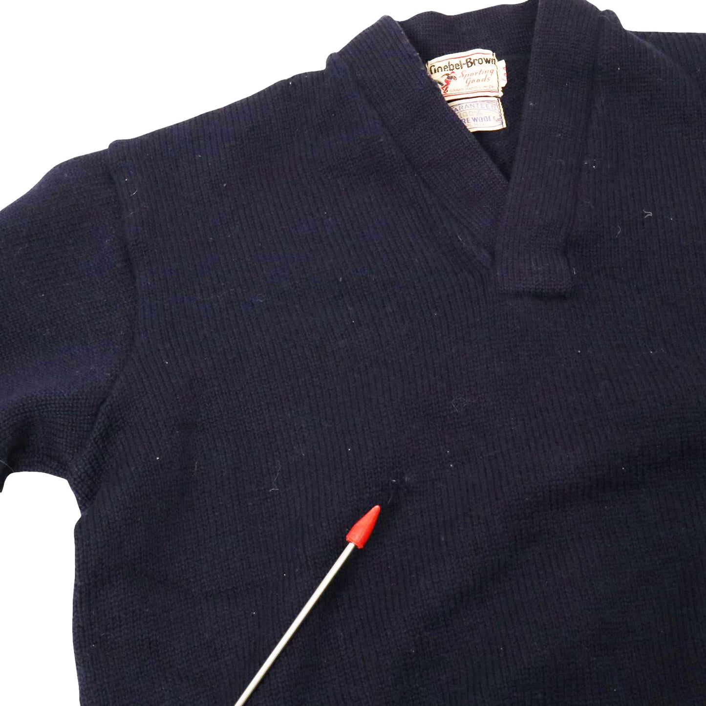 50s Goebel-Brown Lettered Sweater