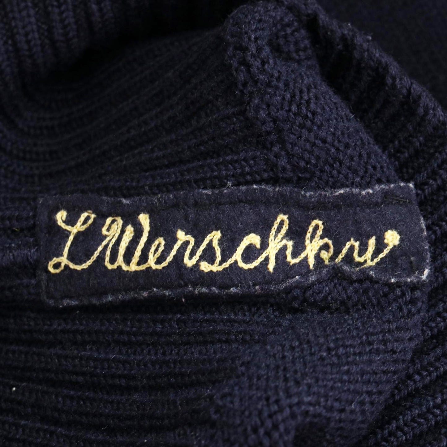 50s Goebel-Brown Lettered Sweater