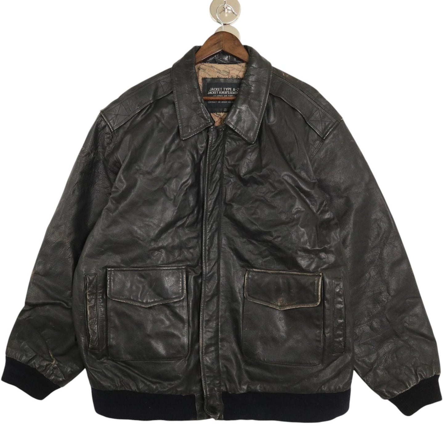 80s A-2 Flight Leather Jacket