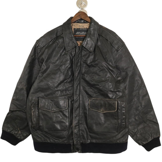 80s A-2 Flight Leather Jacket