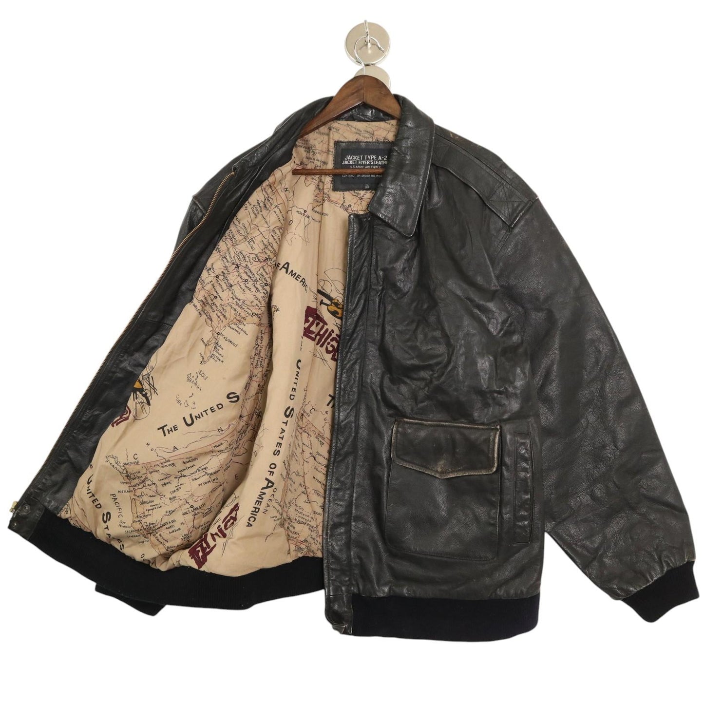 80s A-2 Flight Leather Jacket