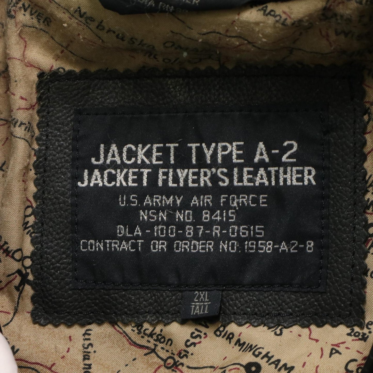 80s A-2 Flight Leather Jacket